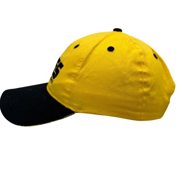 JEGS High Performance Baseball Cap Yellow Black Adjustable Hat Jegs.com Logo - Picture 2 of 6